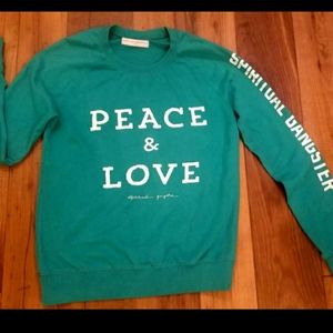 Spiritual Gangster Green PEACE & LOVE-S/M
